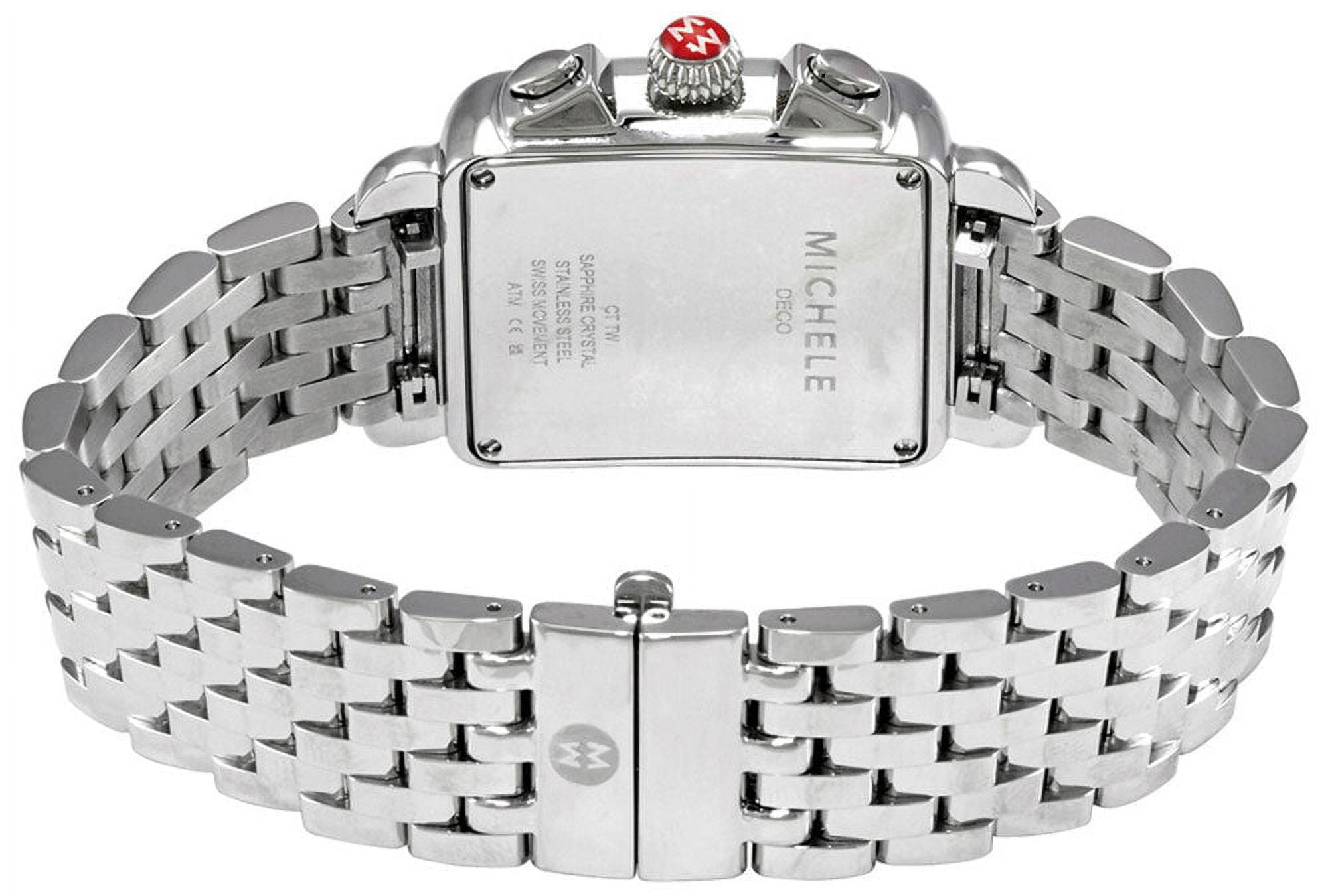 Michele Women's Deco Diamond White MOP Dial Watch - MWW06A000778