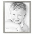 thumbnail image 2 of ArtToFrames 29" x 34" Classic Silver Picture Frame, 29x34 inch Silver Wood Poster Frame (WOM-4926), 2 of 7