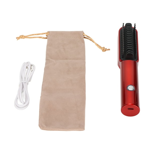 Cepillo De Pelo Eléctrico Control De Botón De Peine Rizador Para Alisar El Cabello Para El Hogar Para Peinar ANGGREK Otros