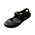 thumbnail image 2 of EKVAHL Women's Orthopedic Garden Clogs, Waterproof EVA Closed Toe Slip On Slides, Non Slip Nurse Working Sandals Black, 2 of 4