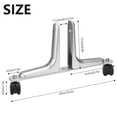 thumbnail image 2 of 2pcs Support de Chauffage Infrarouge, Alliage d'Aluminium Robuste Support de Chauffage Infrarouge, 2 of 5