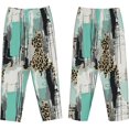 thumbnail image 2 of PISONIC Brush Background Printed Women's Pajama Pants, Comfy Pajama Bottoms With Pockets&Drawstring, 2 of 7