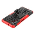thumbnail image 5 of Dteck Case for Samsung Galaxy A14 5G,Shockproof Silicone Case Rugged with Non Slip Textured Back Military Protection Kickstand Cover, Red, 5 of 8