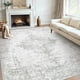 thumbnail image 1 of Alfombra Area Yidanamy de 203 x 254 cm, vintage, lavable y antideslizante, 1 of 9