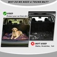 thumbnail image 4 of Psesaysky Halloween Cargo Liner for Cars, All Weather Trunk Protection Floor Mat, Washable Hair Resistant Trunk Liner 29" x 39", 4 of 7