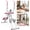 White Pink, variant on 2-in-1 Stair Stepper and Ab Workout Machine, Multi-Function Trainer Compact Gym Exercise Equipment for Full Cardio and Core