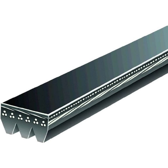 Power Steering Multi Rib Belt - Compatible with 2010 - 2011 Toyota Camry 2.5L 4-Cylinder GAS