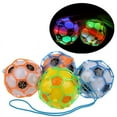thumbnail image 1 of 1PC Child LED Light Jumping Ball Football Music Singing Soccer Kids Toddler Toys, 1 of 6