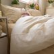 thumbnail image 1 of Juego de Ropa de Cama LifeTB Queen 3 Piezas Microfibra Cuadro Vichy Beige, 1 of 9