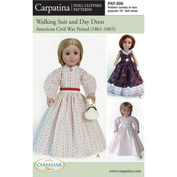 Carpatina Civil War Period Dress and Walking Suit