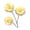 Beige, variant on 3 Heads Artificial Flowers 25" Silk Flowers Outdoors Floral Arrangements Table Centerpieces Wedding Party Home Spring Summer Decor 25"