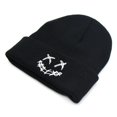thumbnail image 2 of Gorro de lana cálido y divertido con forma de emoticono, para otoño e invierno, para exteriores, gorro de frijol, a la moda, 2 of 6