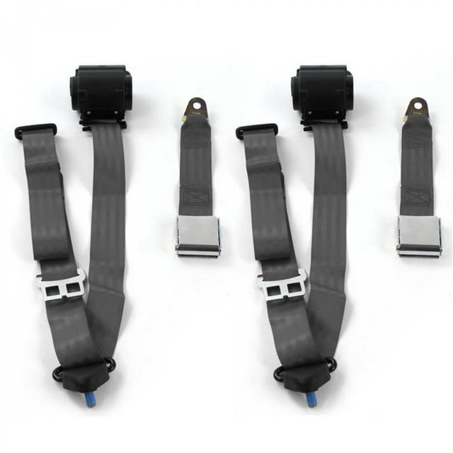 Kit de Ceinture de Sécurité à Godet Rétractable à 3 Points avec 2 Ceintures pour 1977-1979 Ford Thunderbird