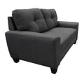 thumbnail image 3 of Love seat El Bazar Store Sidney Lino Gris oxford 2 plazas, Modular, Moderno, Sala, Sofa, 3 of 4