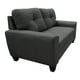 thumbnail image 3 of Love seat El Bazar Store Sidney Lino Gris oxford 2 plazas, Modular, Moderno, Sala, Sofa, 3 of 4