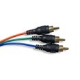 thumbnail image 2 of Cablelera Cable HD15 a 3 RCA macho de 3 m, chapado en oro, 2 of 4