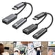 thumbnail image 2 of Adaptador divisor,Adaptador USB C OTG PD 60W 2 en 1 Divisor USB-c,con Carga Rápida Tipo C Puerto OTG USB A Hembra,Adaptador de cable Tipo C Convertidor USB-C OTG,Divisor OTG con PC de ratón Hugo Adaptador divisor, 2 of 9