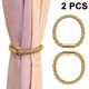 thumbnail image 1 of 2 uds. Alzapaños magnéticos fuertes para cortinas, alzapaños de cuerda decorativos, prácticos alzapaños sin necesidad de taladrar, dorados, 1 of 5