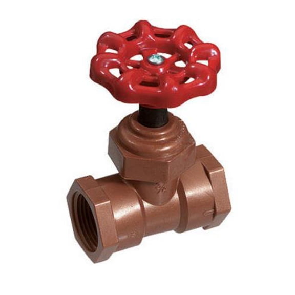 King Brothers SCF-0500-T Sillcock Flange Valve, 1/2" x 1/2", Bronze