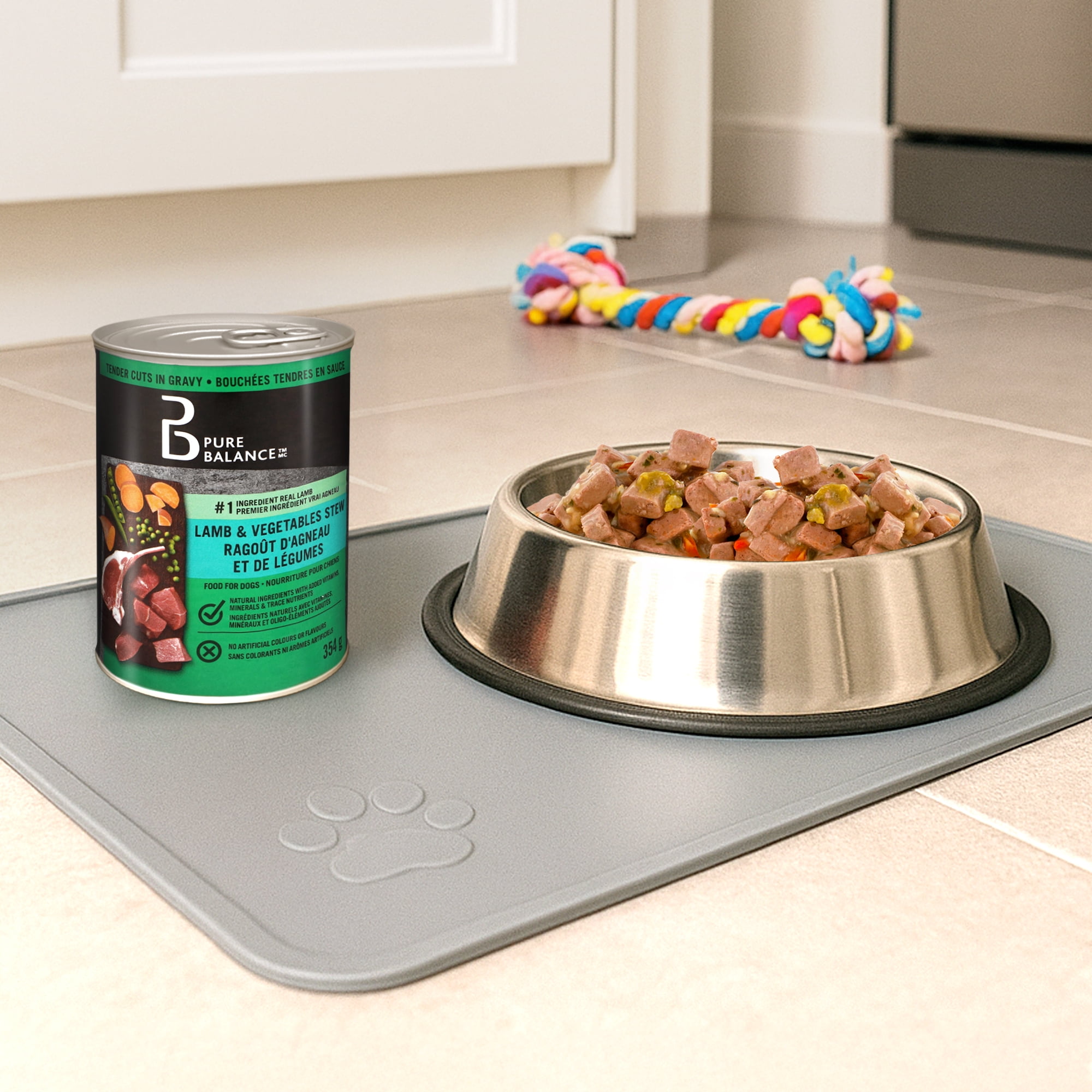 Pure Balance Lamb & Vegetables Stew Tender Cuts in Gravy Wet Dog Food, 354 g Can, PB Lamb & Vegetables - 354 g - Single