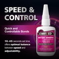 thumbnail image 2 of Super Glue Liquid for Plastic Ceramic Wood, 113.6 Gram Medium Thick All Purpose Clear Cyanoacrylate, 2 of 7