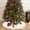 White, variant on Fmbmuo White Christmas Tree Skirt 30.71 Inch Plain Color Christmas Decorations, Festive Polyester Rustic Vintage Tree Skirt and Complete Your Holiday Decor