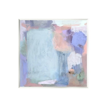 Stupell Industries Vivid Pastel Geometric Forms Painting Unframed Art Print Wall Art, Design by Hayley Michelle