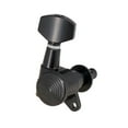 thumbnail image 3 of Guitar Machine Heads Tuning Keys Set 6Pcs Right for Electric Guitar, Professional Pegs, Black, 3 of 9