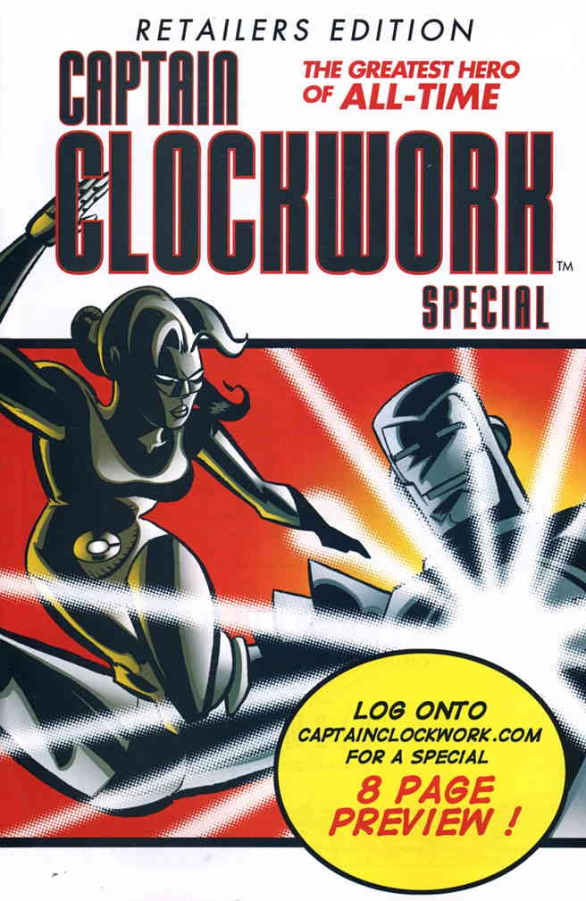 Captain Clockwork Special Ashcan 1 VF ; Captain Clockwork Comic Book
