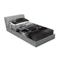 thumbnail image 2 of Ambesonne Scenery Fitted Sheet & Pillow Sham Set, NYC in Black and White, Twinxl, Grey, 2 of 2