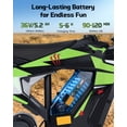 thumbnail image 7 of Wisairt 36V Kids Electric Dirt Bike for Kids Aged 6-10, Green, 7 of 7