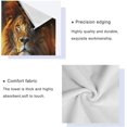 thumbnail image 4 of Coolnut Fierce Lion 3-Piece Towel Set,Soft Absorbent Quick Dry Bath Towels Sets,1 Bath Towel,1 Hand Towel,1 Washcloth,for Bathing Home Hotel Gym Spa Wash cloth, 4 of 7