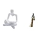thumbnail image 5 of Figura de pensador abstracto,Estatua de pensador abstracto,decoración para el hogar,Figura humana decorativa para oficina,coleccionable,Figura de mujer africana,Estatua de dama tribal africana, 5 of 8