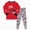 H448-Red, variant on TOWED22 Toddler Kids Junior Girls Boys Cotton Graphic Pajamas Pjs Fall Winter Sleepwear 3 6 9 12 18 24 Months 2 3 4 5 6 7 8 9 Years(Dark Gray,6-7 Y)