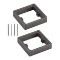 thumbnail image 1 of jifeng 2Pcs Single Socket Spacers Cable Box Heightening Pad for Home Bedroom Office gray, 1 of 9