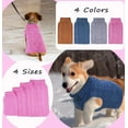 thumbnail image 5 of Dog Sweaters for Small Dogs Winter Dog Clothes Turtleneck Puppy Sweater Warm Pet Clothes Knitted Solid Cat Sweater Dogie Outfit, 5 of 5