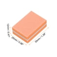 thumbnail image 2 of Uxcell 50pcs Bloques de Lijado para Uñas 100/180 Grit Mini Set de Pulido Naranja, 2 of 7