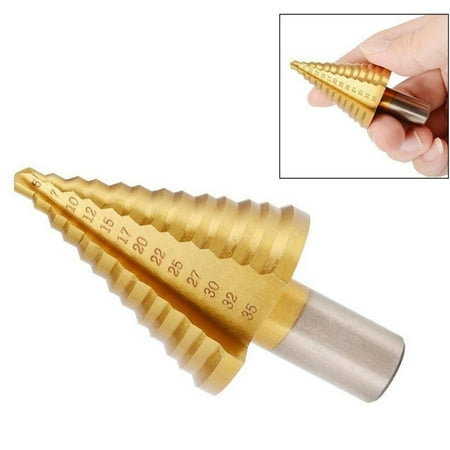 

Ybeauty 5-35mm Step Drill Bit Conduit Installation High Speed Steel Industrial Tool