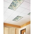 thumbnail image 2 of Fluorescent Light Covers for Ceiling Lights 3 Pack, Blue Teal Botanical Magnetic Ceiling Light Covers 2x4ft for Classroom Office School, Weeping Fall Eucalyptus Leaves Rustic Drop Ceiling Light Shade, 2 of 7