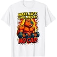 thumbnail image 1 of Funny Muscle Capybara Gym Meme Wake Lift Chill Repeat No Cap Camiseta, 1 of 2