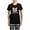 With Checker Pant, variant on CafePress - Shibafacewords Women's Dark Pajamas - Women's Short Sleeve Print T-Shirt and Pants Dark Cotton Pajama Set