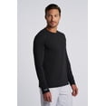 thumbnail image 3 of Coolibar Unisex Performance Long Sleeve T-Shirt - UPF 50+ Sun Protection - Suntect Defender Shirt in Black, 3 of 6