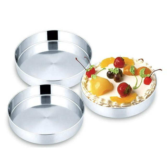 StarCrafts 2192 Ensemble de Plateau à Gâteau en Acier Inoxydable - 3 Pcs
