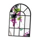 thumbnail image 2 of Espejo de arco de ventana rústico simple de acrílico, espejo decorativo para sala de estar B, 2 of 7
