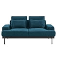 thumbnail image 2 of Modway Proximity Upholstered Polyester Fabric Loveseat in Azure Blue, 2 of 4