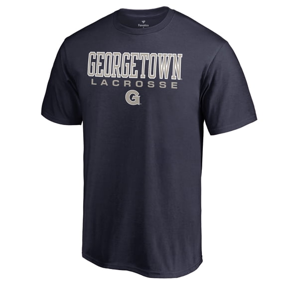 Men's Navy Georgetown Hoyas Team Unity Lacrosse T-Shirt
