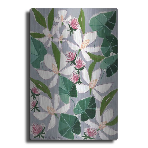 Luxe Metal Art 'Bohemia 2' by Marisa Anon, Metal Wall Art, 12"x16"