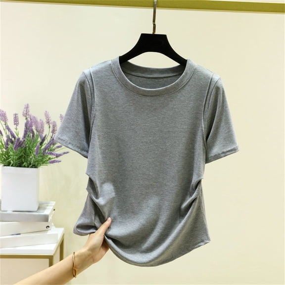MAIHAN Womens Tshirts Cotton Loose Fit Casual Summer Boho Tops Casual Basic Tee Shirts Summer T Shirt Shirts for Women