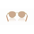 thumbnail image 4 of Miu Miu SMU 55ZS Gold/Gold Brown (5AK-40D) Sunglasses, 4 of 4