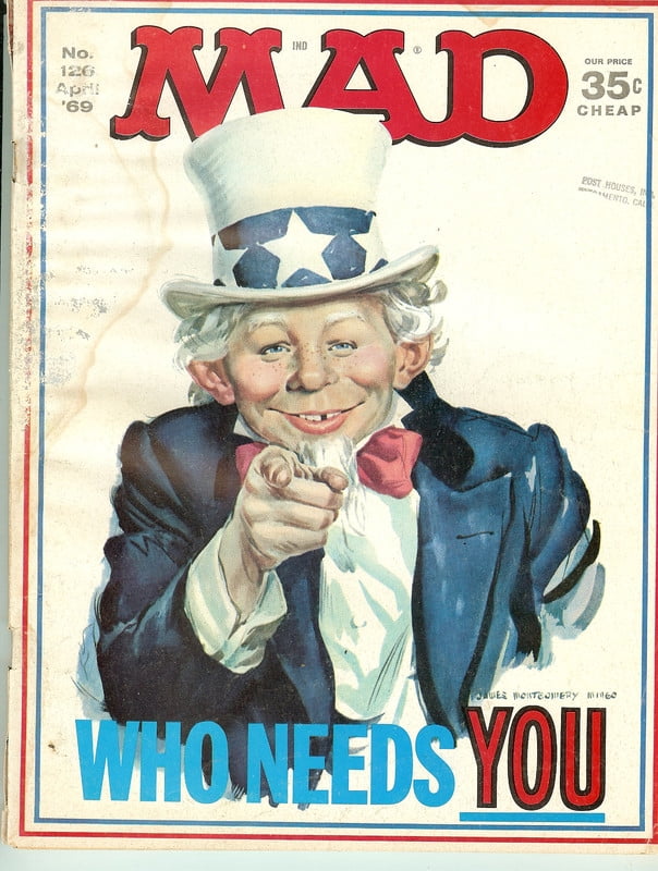 MAD Magazine #126 April 1969 (POOR Condition)